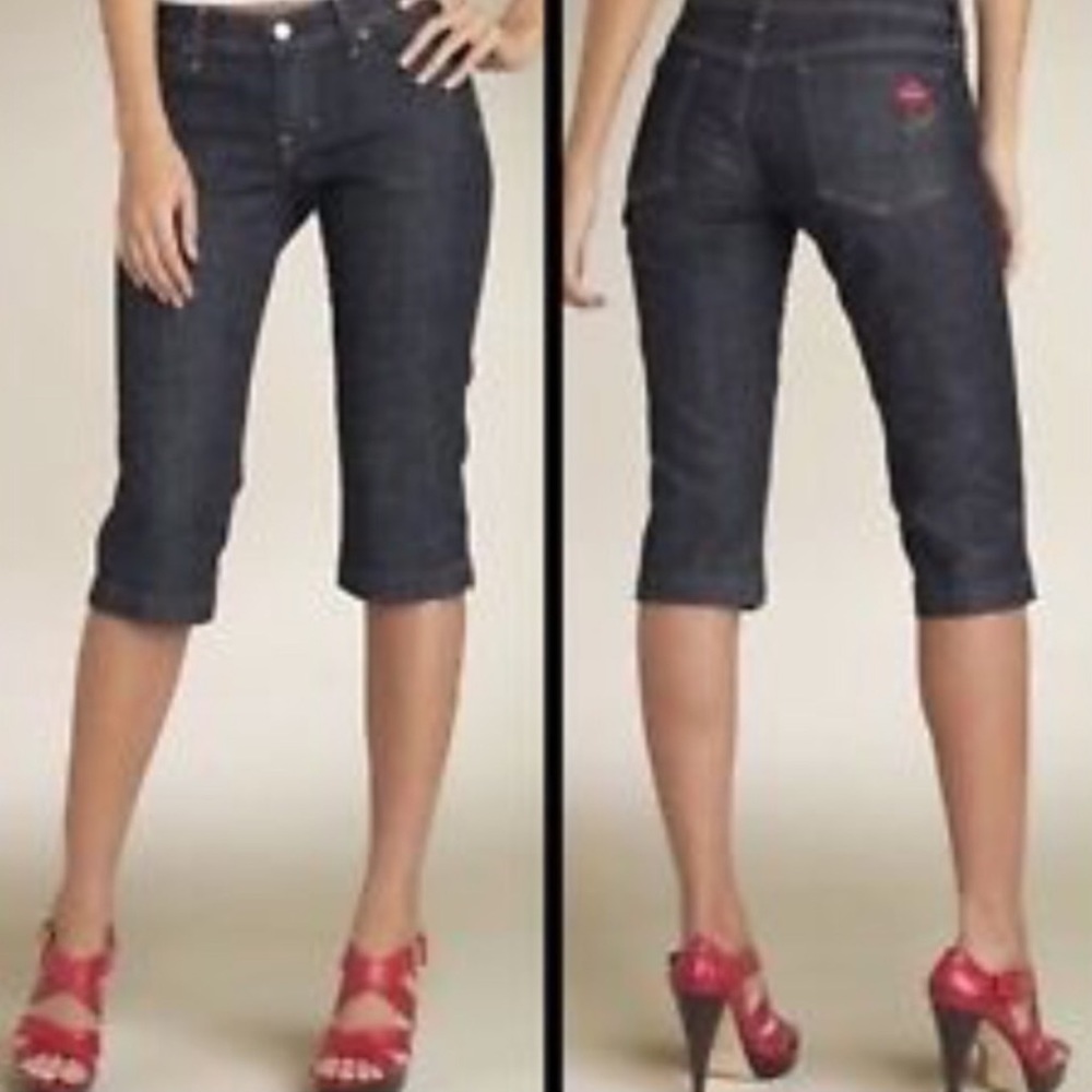 COH Bisou Bardot Capri dark denim size 25